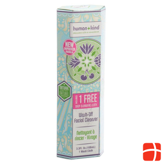 human+kind Wash+Off Facial Cleanser Tb 100 ml
