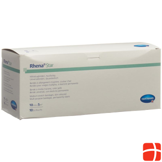 Rhena Star elastic bandages 10cmx5m skin colored open 10 pcs