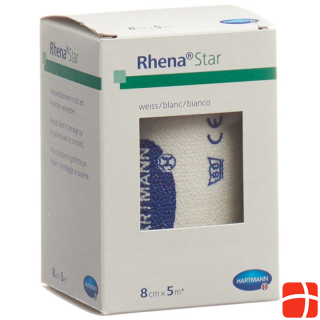 Rhena Star elastic bandages 8cmx5m white
