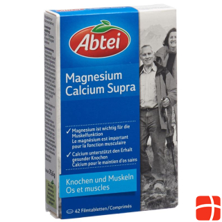 Abbey Magnesium Calcium Supra Filmtabl 42 Stk
