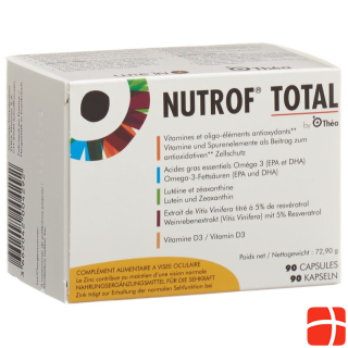 Nutrof Total Vit Spurenelement Omega-3 Kaps Vitamin D3 90 Stk