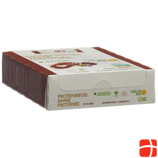 Nature Zen Proteinriegel biologisch Schokolade 12 x 40 g