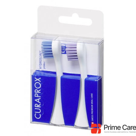 Curaprox Hydrosonic Pro replacement brush heads power Duo Pack 2 pcs.