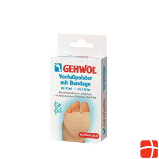 Gehwol forefoot pad with bandage medium right