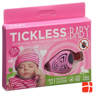 Tickless baby tick guard pink