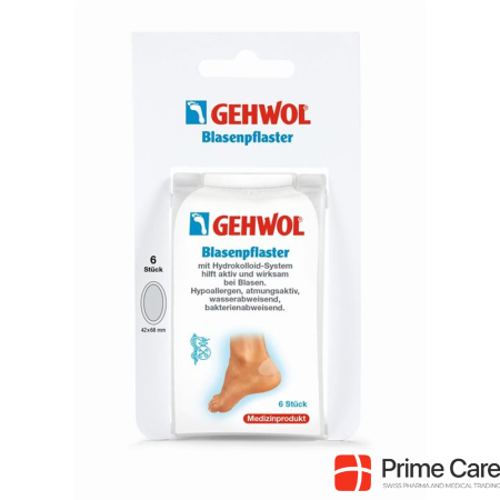 Gehwol blister plaster hydrocolloid system 6 pcs.