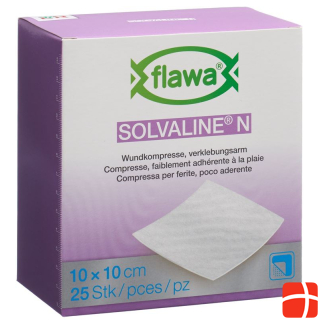 Flawa Solvaline N Compresses 10x10cm sterile 25 pcs.