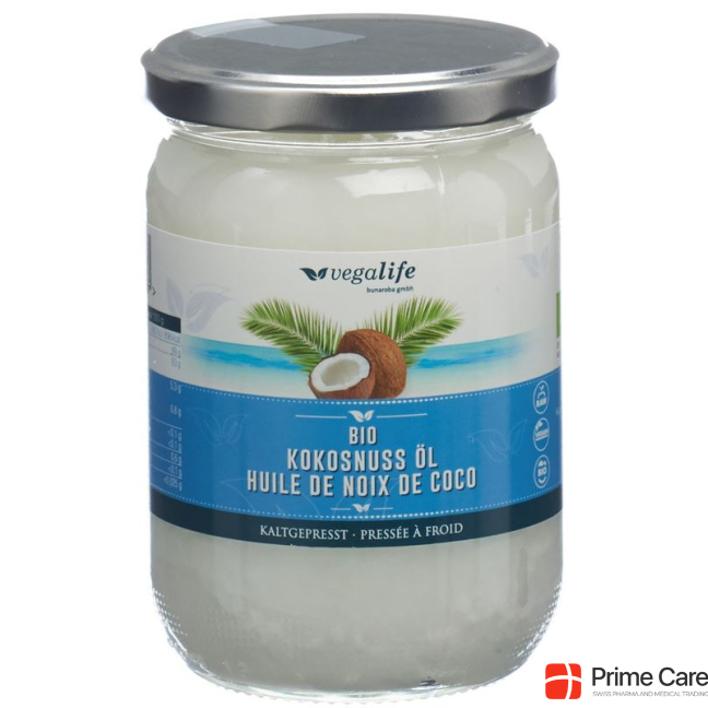Vegalife coconut oil jar 500 ml