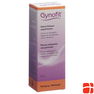 Gynofit wash foam unscented Disp 120 ml