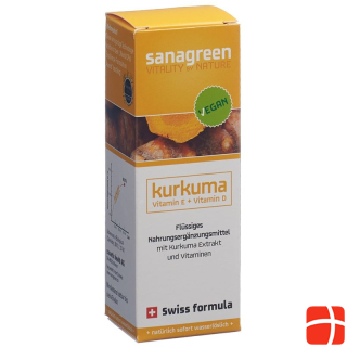 Turmeric Sanagreen Micellized Curcuma longa Extract Pip Fl 50 m