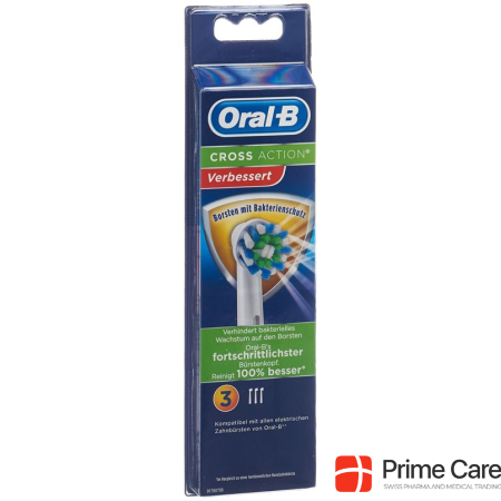 Oral-B Attachment Brushes CrossAction Bacteria Protection 3 pcs.