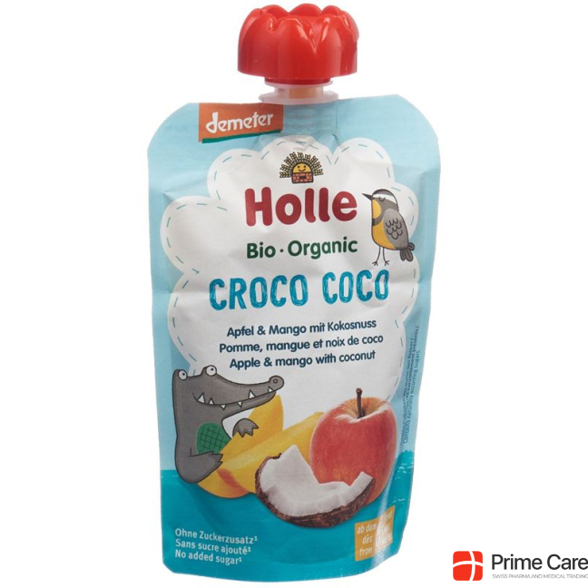 Holle Croco Coco - Pouchy apple mango coconut 100 g