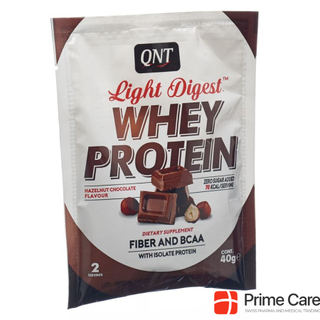 QNT Light Digest Whey Protein Hazelnut Chocolate Btl 40 g