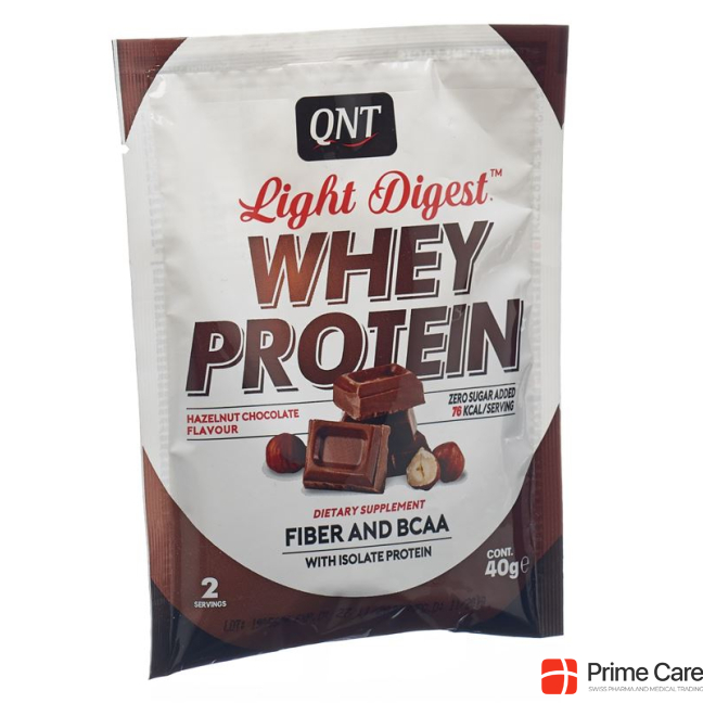 QNT Light Digest Whey Protein Hazelnut Chocolate Btl 40 g