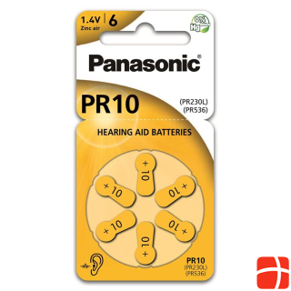 Panasonic hearing aid batteries 10 6 pcs