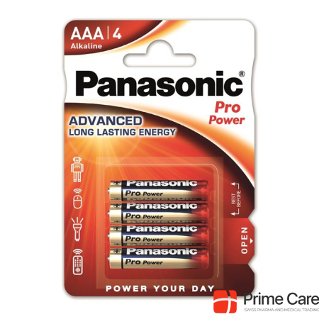 Panasonic Batterien Pro Power AAA LR03 4 Stk