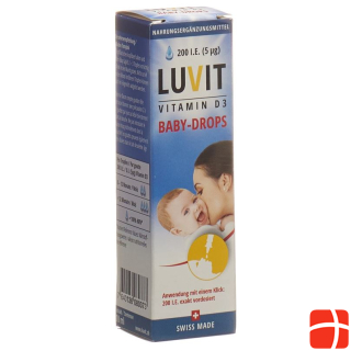 LuVit Vitamin D3 Baby Drops 10 ml