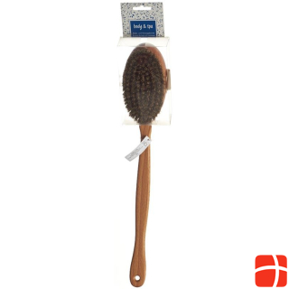Herba bath and massage brush horsehair/plant fiber FSC certifi