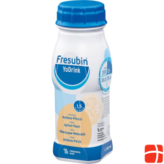 Fresubin YoDrink Aprikose-Pfirsich 4 FlatCap 200 ml