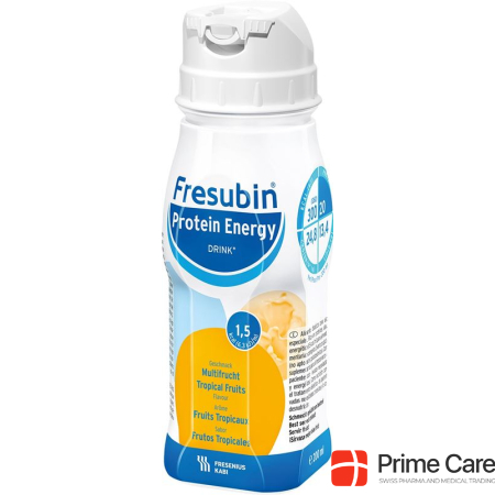 Fresubin Protein Energy DRINK Tropical Fruits 4 FlatCap 200 ml