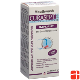 Curasept ADS Implant Mouthwash 0.2 % Fl 200 ml