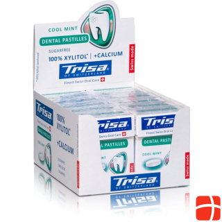 Trisa Dental Pastilles Fresh Mint DUO Display 6 штук