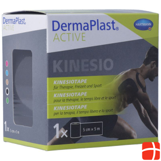 DermaPlast Active Kinesiotape 5cmx5m black