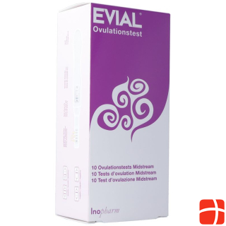 Тест на овуляцию Evial Ovulation Test Midstream 10 шт.