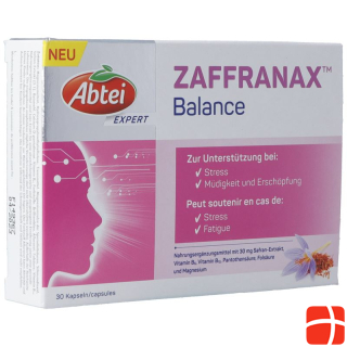 Abtei ZAFFRANAX Balance Kaps 30 Stk