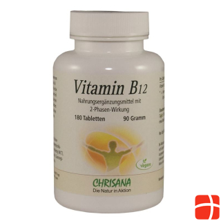 Chrisana Vitamin B12 Tabl 500 mcg Ds 180 Stk