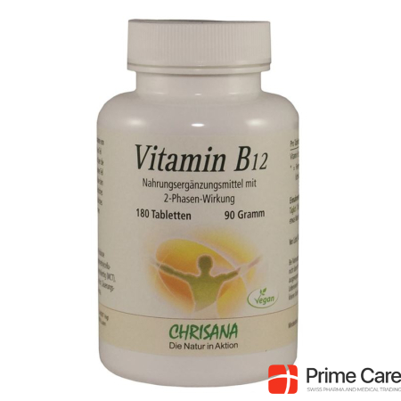 Chrisana Vitamin B12 Tabl 500 mcg Ds 180 pcs