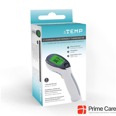1TEMP 3in1 thermometer infrared contactless 1 second
