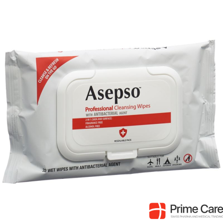 Asepso cleansing wet wipes with antibacterial effect Btl. 