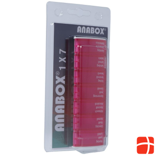 Anabox Medidispenser 1x7 pink german/french/italian in the