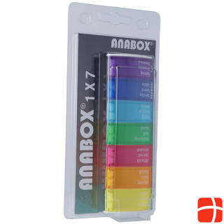 Anabox Medidispenser 1x7 colorful german/french/italian in the