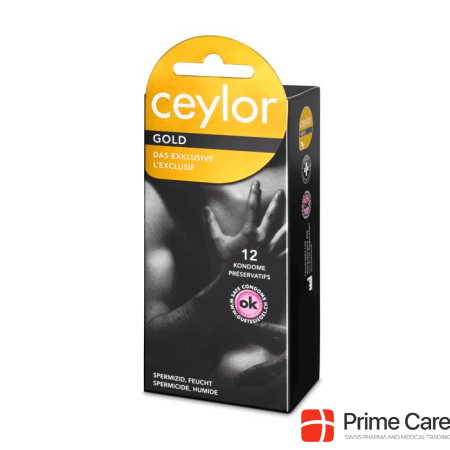 Ceylor Gold Condom with Reservoir 12 Pcs.