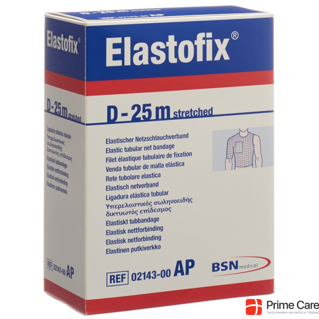Elastofix mesh tubular bandage D 25m hull