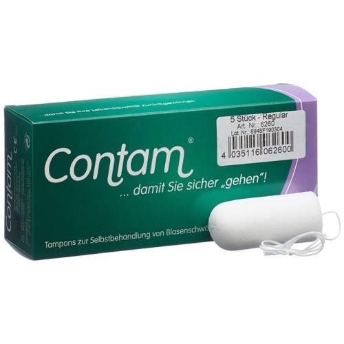 Contam Vaginaltampon 26mm Regular 5 Stück buy online