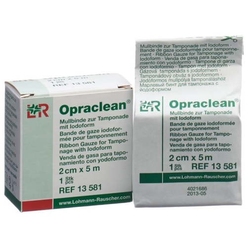 Opraclean Jodoform Tamponade 2cmx5m buy online