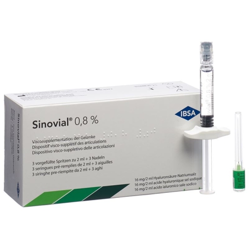 Sinovial Injektionslösung 0.8% 3 Fertigspritzen 2ml buy online