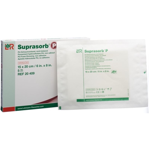 Suprasorb P Schaumverband 15x20cm nicht klebend 5 Stück buy online