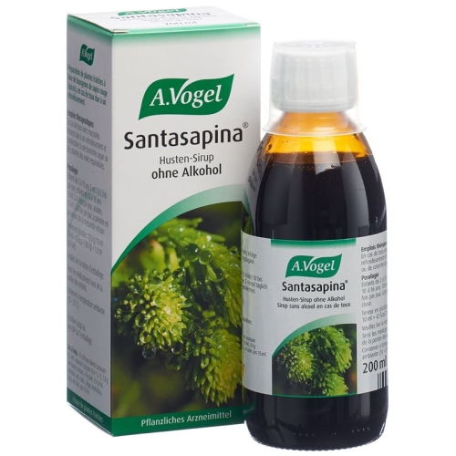 A. Vogel Santasapina Hustensirup ohne Alkohol 200ml buy online