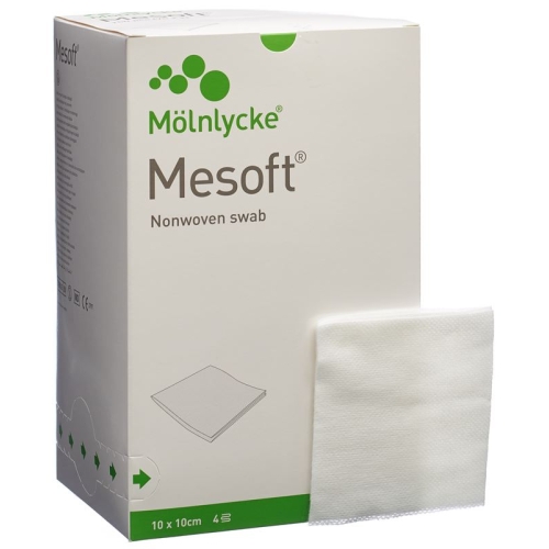 Mesoft Vlieskompressen 10x10cm Steril 75x 2 Stück buy online