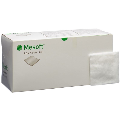 Mesoft Kompressen 7.5x7.5cm Steril 75x 2 Stück buy online