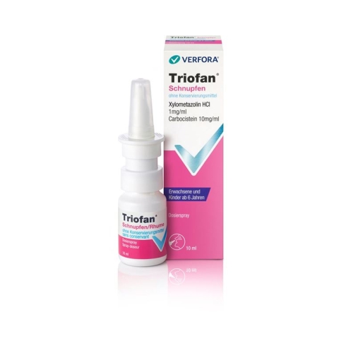 Triofan Schnupfen ohne Konservierungsmittel Spray Erwachsene/Kind 10ml buy online