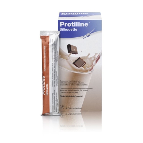 Protiline Silhouette Pulver Schokolade 10x 25g buy online