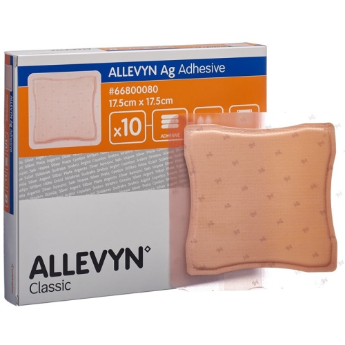 Allevyn Ag Adhesive Wundkompressen 17.5x17.5cm 10 Stück buy online