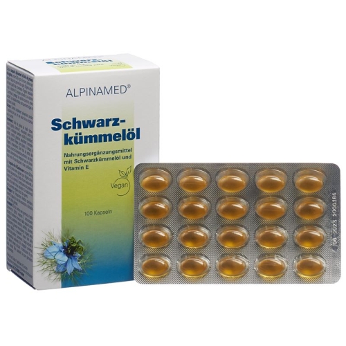 Alpinamed Black Cumin Oil Capsules 100 pieces buy online