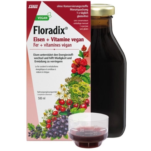 Floradix HA Vitamins + Organic Iron 500 ml