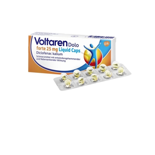 Voltaren Dolo Forte Liquid 25mg 10 Kapseln buy online